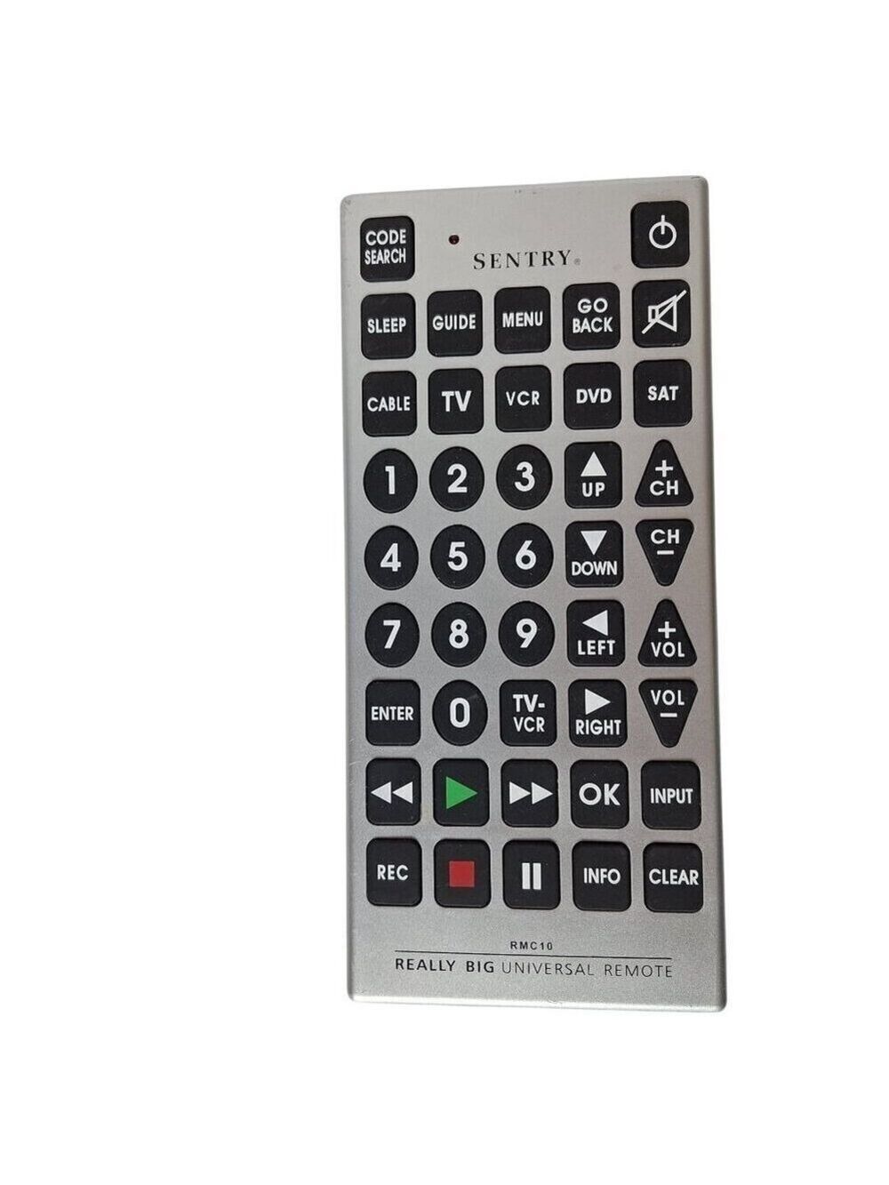 Sentry Universal TV DVD Remote Control RMC10